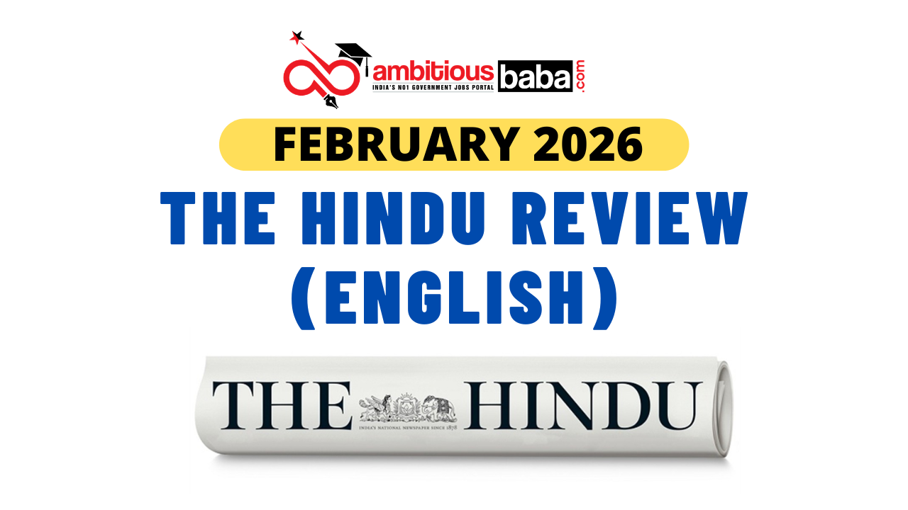 The Hindu Review Monthly Current Affairs PDF : February 2026 Bilingual