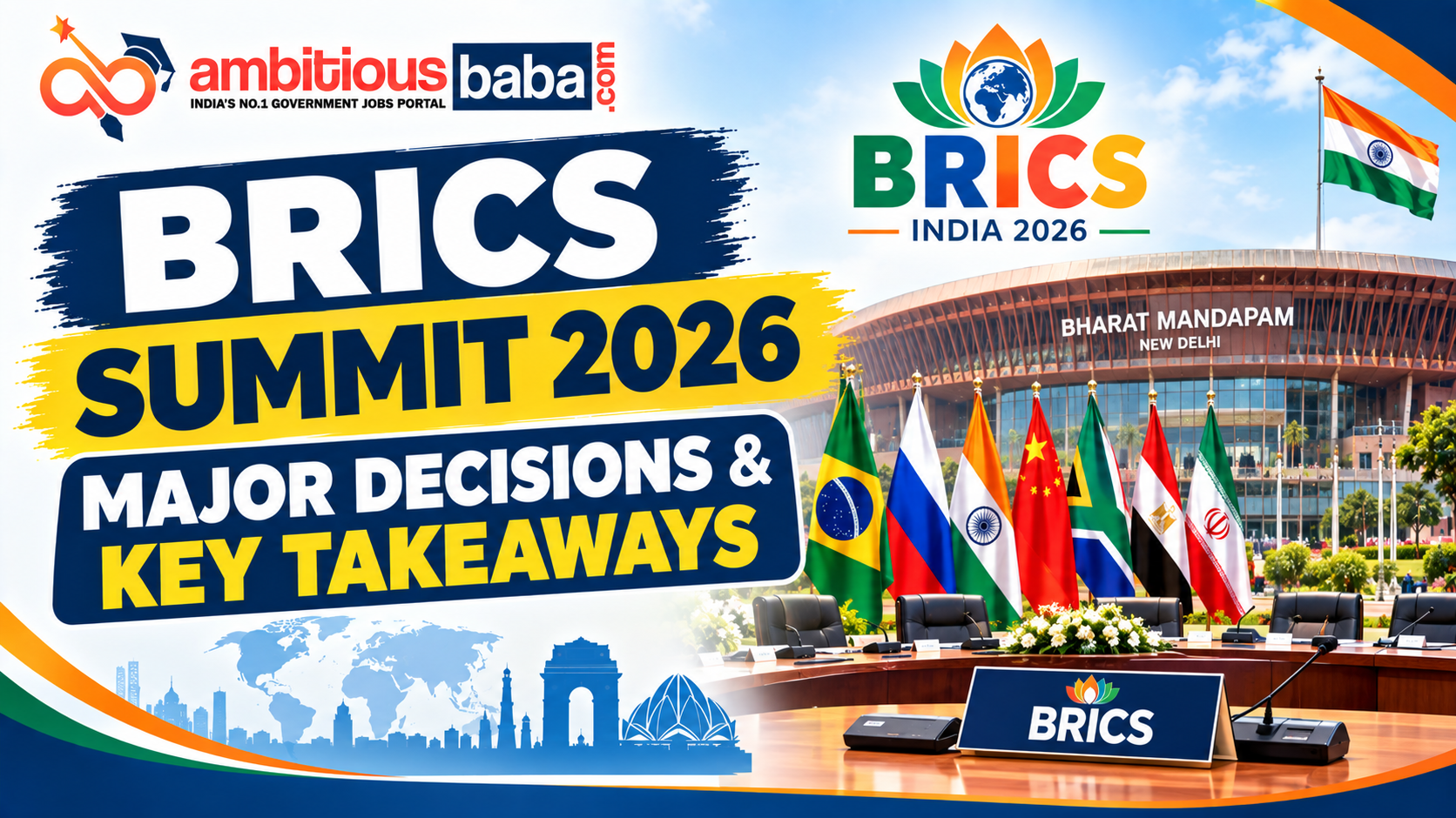 Decoding Key And Pdf BRICS Summit 2026: Major Decisions and Key Takeaways