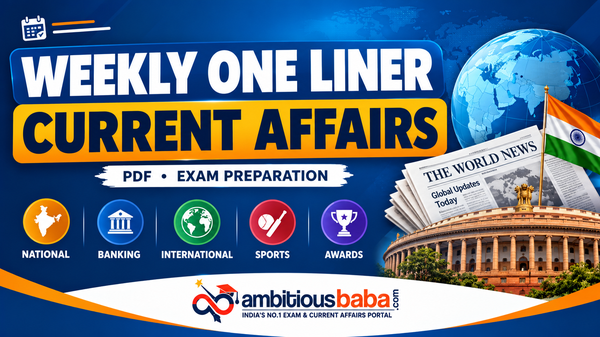 Stream Scale Pdf Weekly One Liner Current Affairs 9th to 16th October 2026 PDF